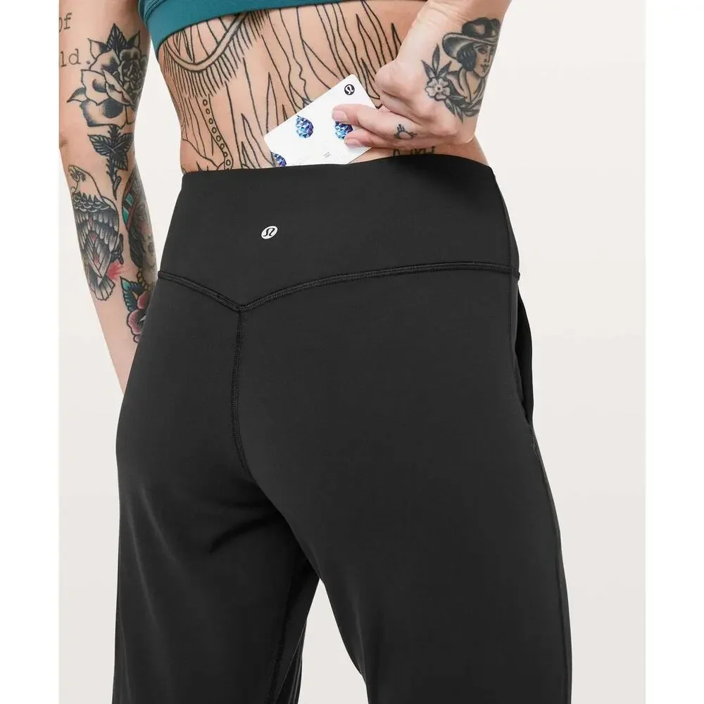 Lululemon Align Jogger Black Women's Size 2 W5BPXS Excellent Used Condition
